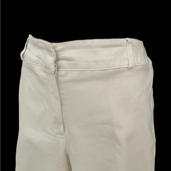 Briggs White Wide-Leg High Rise Capris. 14P. Y2K - Picture 2 of 12